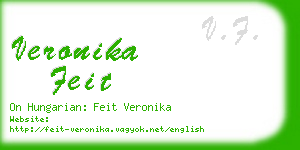 veronika feit business card